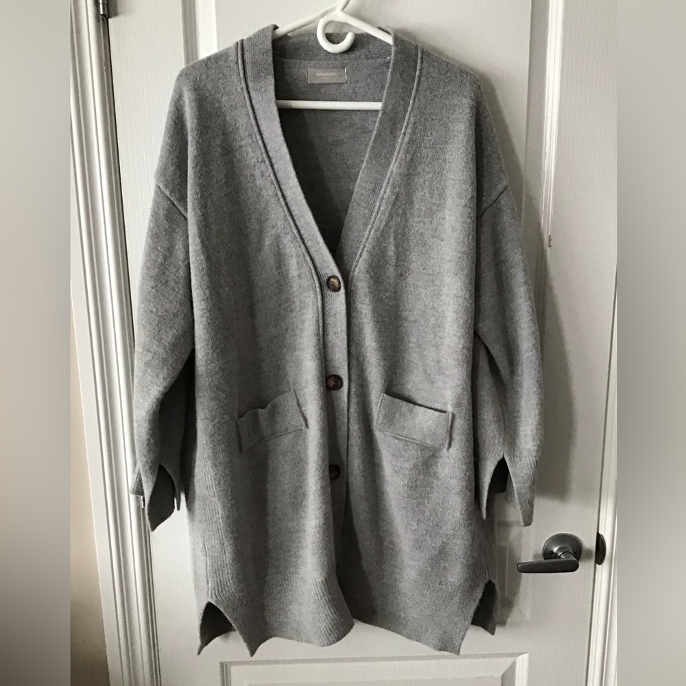 Womens Naning9 Long Cardigan